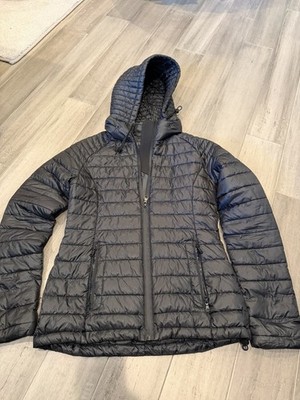 PAJAR Puffer Jacket Women's Small Aurora Black Hooded Thinsulate Packable