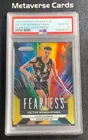 2023 Panini Prizm Euroleague Fearless Victor Wembanyama Gold Prizm 1/10 PSA 10