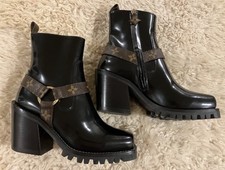 Louis Vuitton Ankle Harness Boot Black/Mono