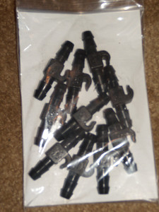 Maple sap tubing fittings "Hooked Straight Connector" 5/16"