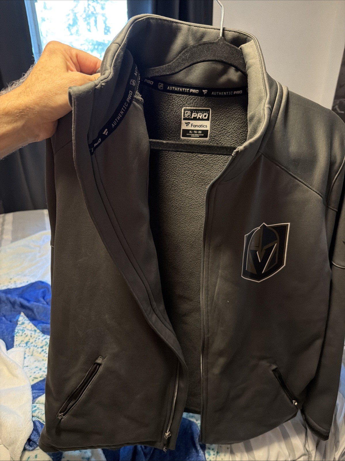 Vegas Golden Knights Fanatics Authentic Pro Full Zip Jacket