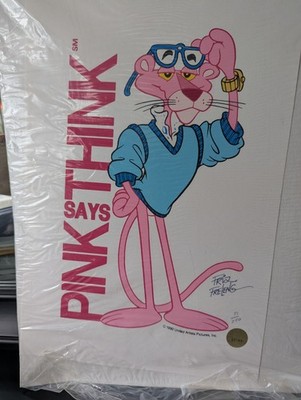 Pink Panther Signed Lithograph Friz Freleng
