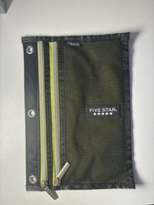 MEAD FIVE STAR 2 compartment 3 ring binder pencil holder case