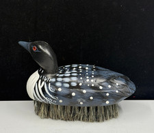 Vintage Hand Carved Duck Lint Brush For Clothes Coats-Shoes- New