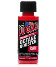 Lucas Oil Single Motorcycle Octane Booster Fuel Additive 2 oz. Bottle 10725 