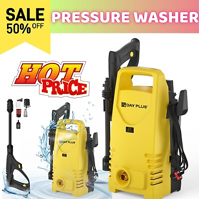 #ad Electric Pressure Washer 5000 PSI 7HP 350 Bar High Power Garden Patio Jet Wash $72.63