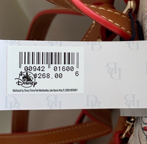 disney dooney and bourke holiday edition mini backpack purse - Picture 4 of 4