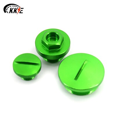 KKE 32MM Engine Plugs Kit Covers Fit Kawasaki KX250F 2004-2010 RMZ250 2004-2006