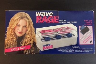 New Wave Rage Dc300 Natural Hair Curler Hot Rollers Spiral Curls