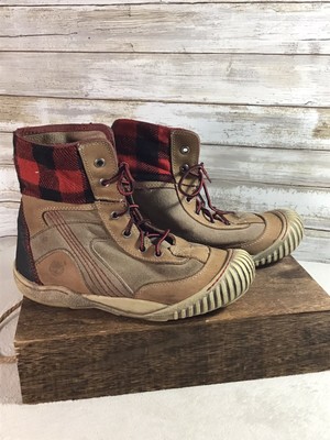 timberland boots with plaid