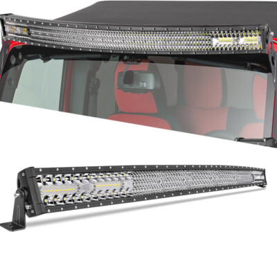 Curved 54''INCH 1188W LED Work Light Bar Combo Driving Truck Offroad Boat SUV 4WD