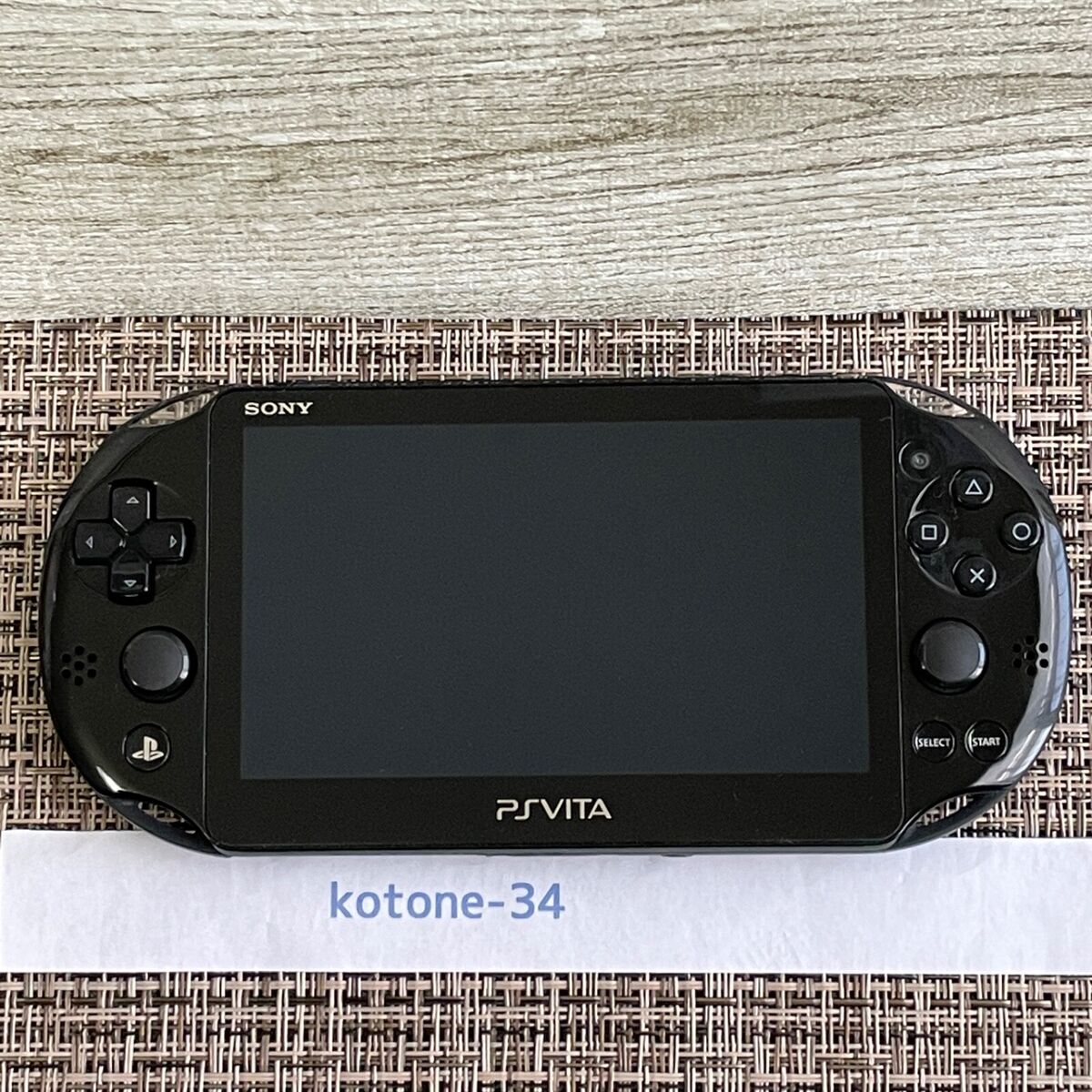 SONY PS Vita Black console PCH 2000 Playstation Used Japan