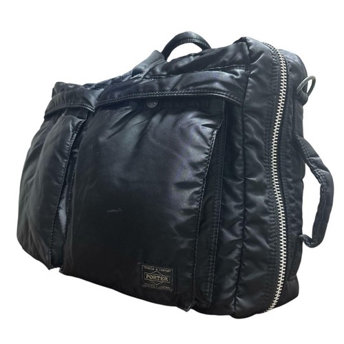 PORTER YOSHIDA TANKER 3way business bag briefcase shoulder Backpack Black Japan