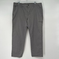 Weatherproof Utility Pants Mens Sz 40x30 Charcoal Gray Stretch Comfort Pockets