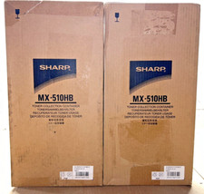 Set of 2 Genuine Sharp MX510HB / MX-510HB Toner Collection Container MX-4112