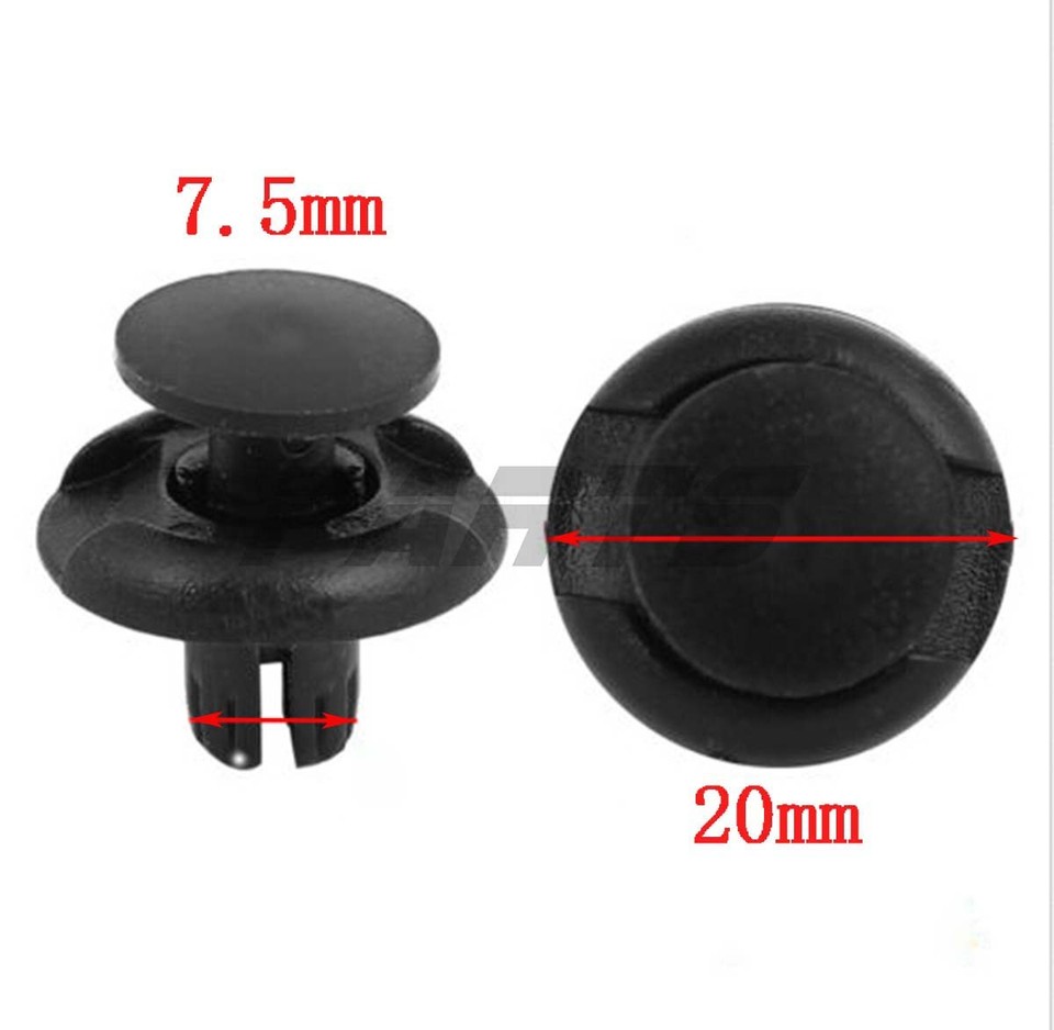 Rexka Front Fender Push-Type Retainer For Honda 91501-S04-003 Civic Del 14 thumbnail image