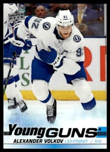 2019-20 Upper Deck Young Guns Alexander Volkov Tampa Bay Lightning #488 R123