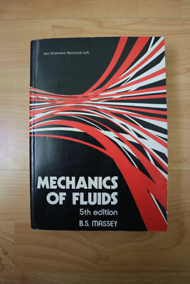 Mechanics of Fluids 5th ed von Massey auf Englisch Taschenbuch Sehr Gut!!