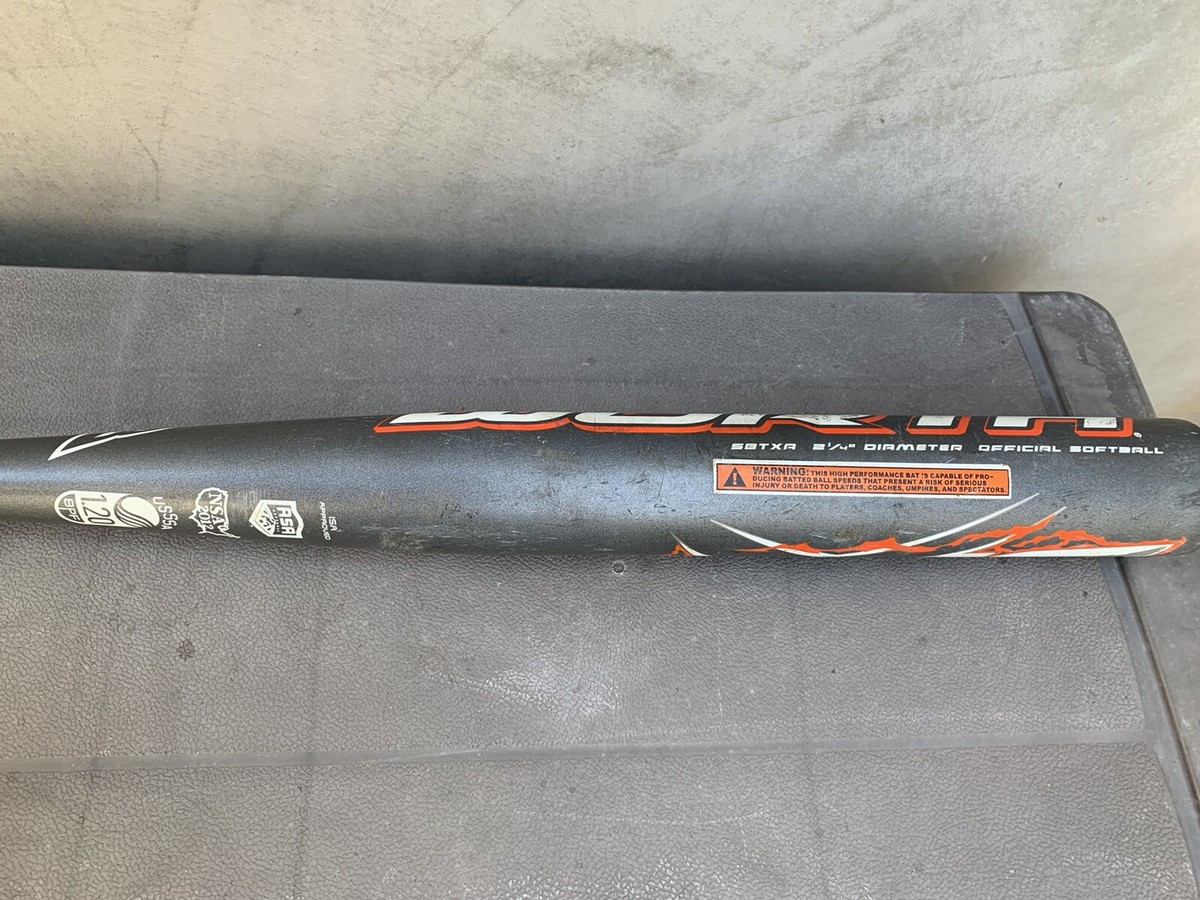 Batte De Softball Worth Toxic Maxload SBTXA Gris Orange 34" 27 Oz ASA NSA 2014