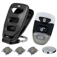 Funk Fernbedienung 3 Tasten GehäUse + Batterie + Mikrotaster FüR Hyundai / Kia