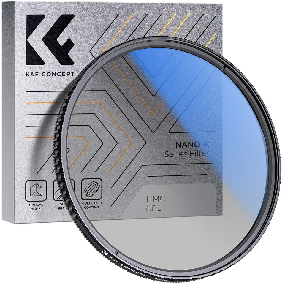 K&F Concept CPL Circular Polarizer Lens Filter Ultra-Slim 55/62/67/72/77/82/95mm - Image 2 of 4