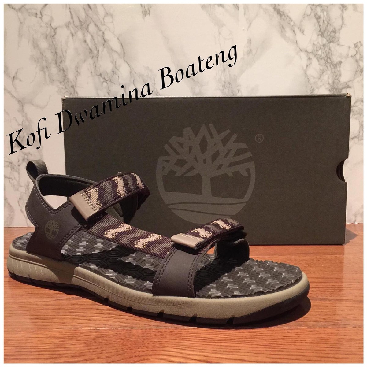 Timberland Men Governor Island Backstrap Sandals A1UVD Brown  display picture 2