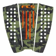 FCS Julian Wilson Surfboard Deck Traction Tail Pad - Olive Camo