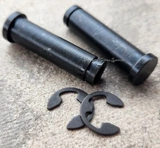 2 T-Top 1.25" Coil Cores 8-32 thread with E-Clips 3/8" 5/16" Tattoo Machine Part