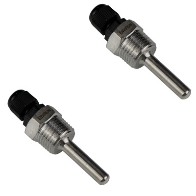 2x Environ Tauchhülse G1/2'' 30mm V4A Edelstahl DN12 Solarspeicher Pufferspeicher