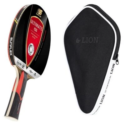 Sunflex® Tischtennisschläger - Ultimate C55 + Tischtennishülle Tischtennisset