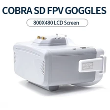 Skyzone Cobra SD 5.8GHz FPV 4.3" LCD Goggles Dual 2dD Antennas For RC FPV Drone