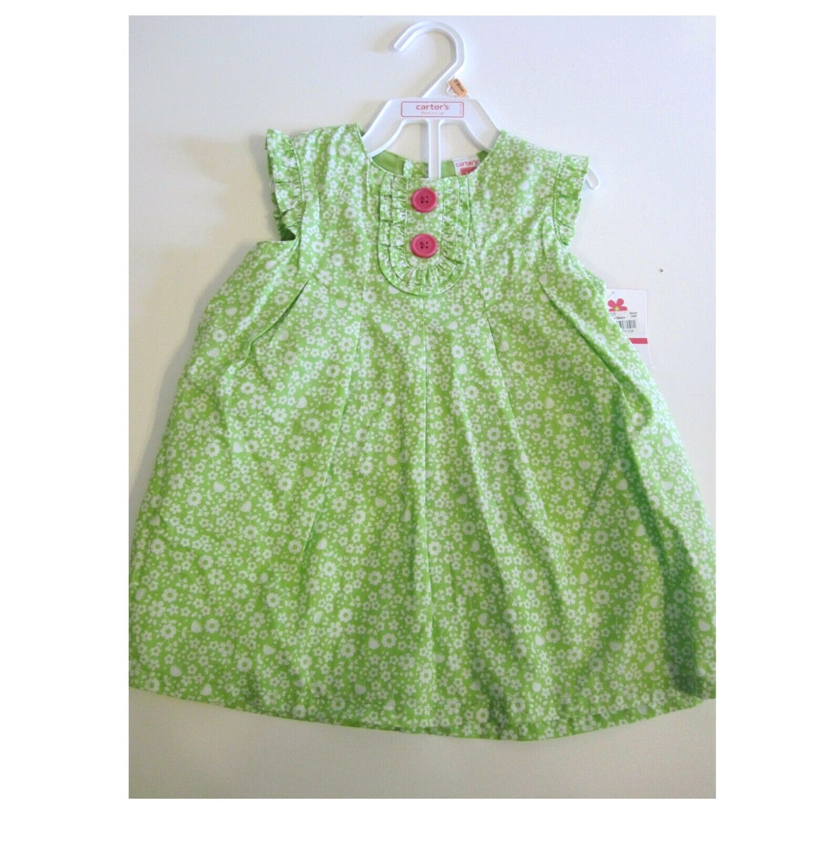 carters green floral dress Carter's Baby Girl's Size 12 Months strappy sandal