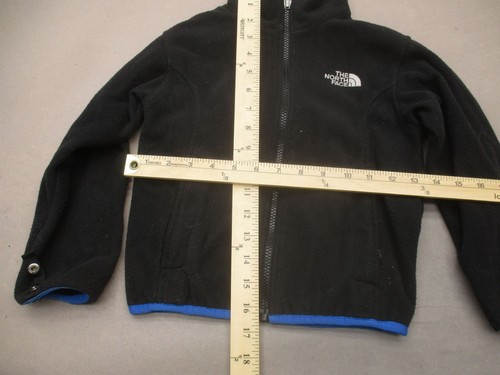 The North Face Size 2XS (5) Boys BLK Full Zip High Neck Pocket Fleece Jacket 475 - Picture 2 of 6