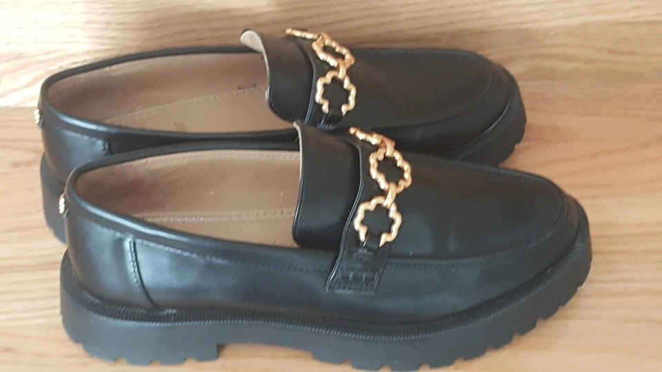 Mocasín grueso negro Sam & Libby REMI LUG para mujer 8,5  Foto 4 de 4