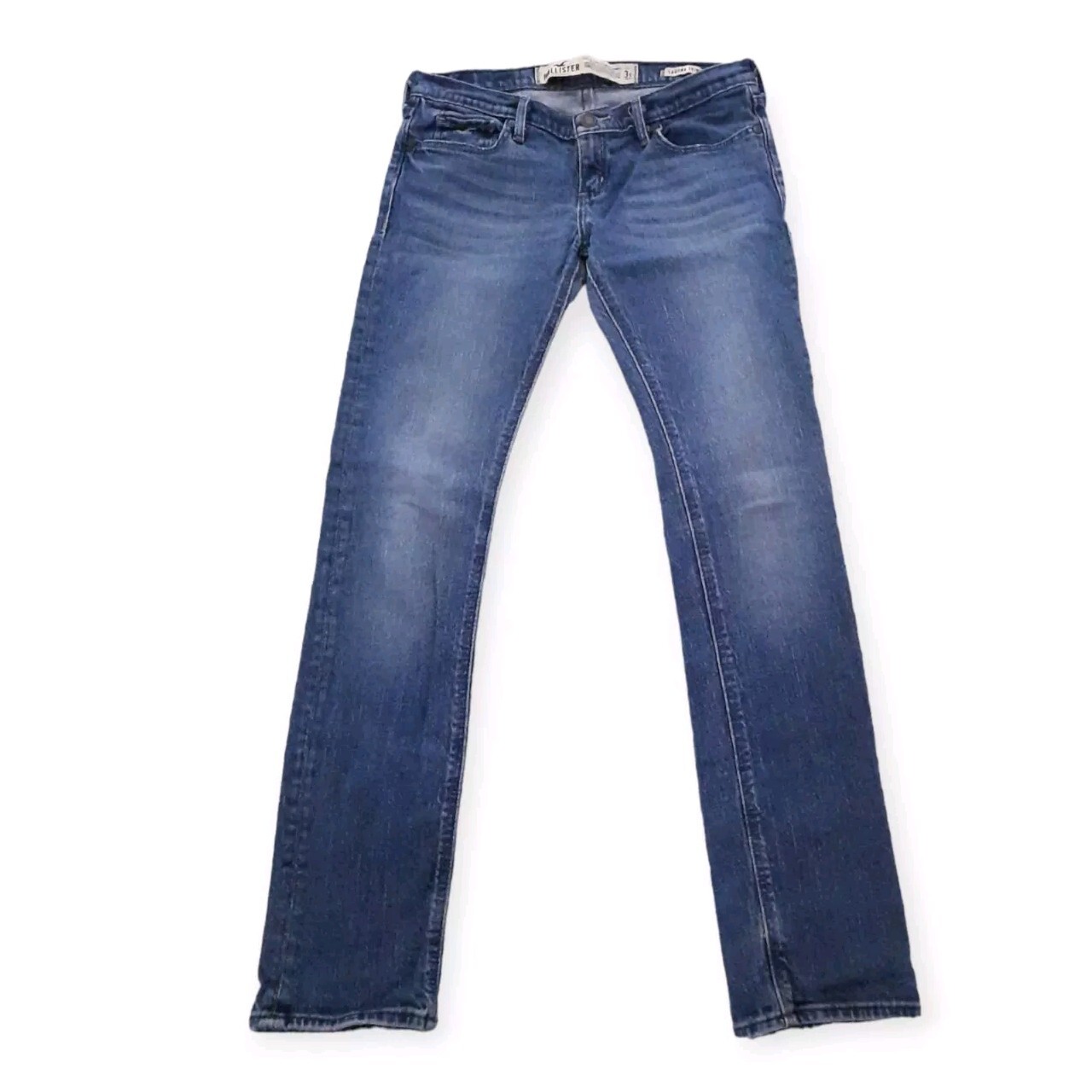Hollister Jeans Women 3 S Laguna Skinny Extreme Low Rise Short Medium Wash 30x29