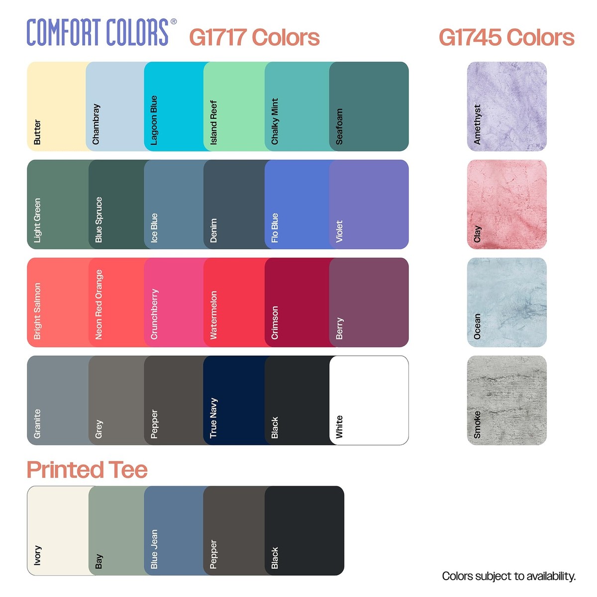 Comfort Colors Men's Short Sleeve T-Shirt Style 1717 - 100% Ring-Spun Cotton, Garment-Dyed, Available In Salmon, Large - View #5