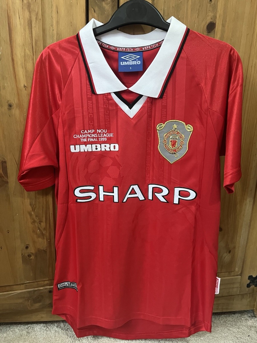 Manchester United 1999 Champions League Final Shirt | eBay UK