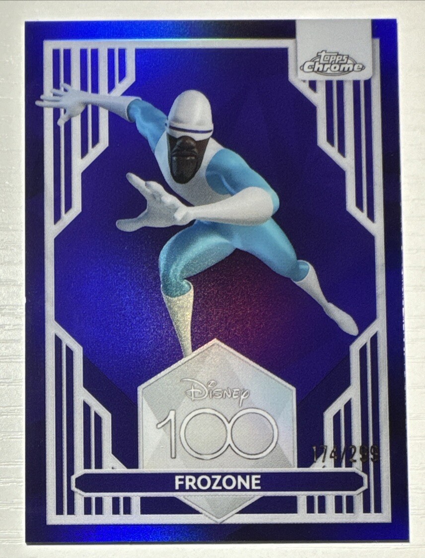 FROZONE 2023 Topps Chrome Disney 100 Purple Refractor #/299