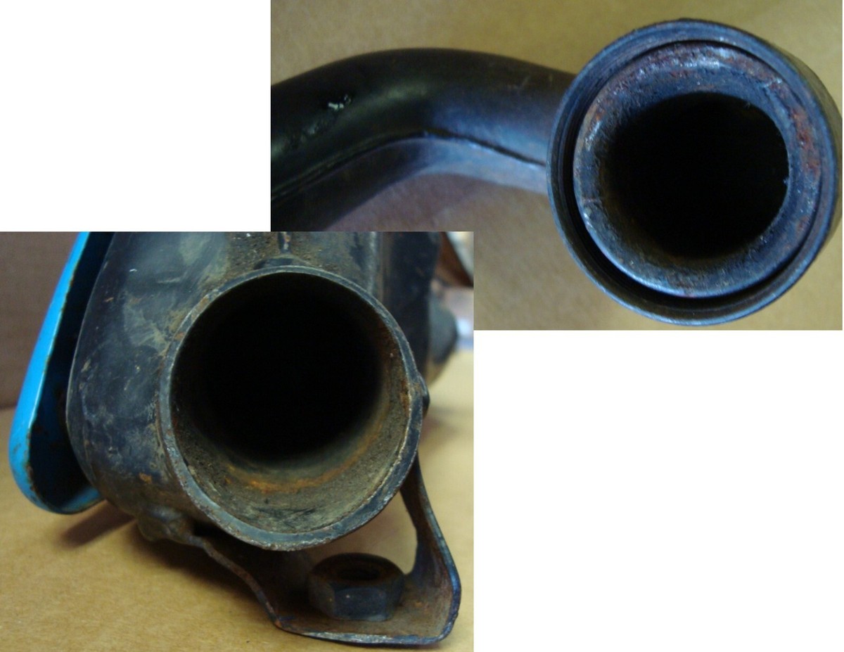Yamaha DT GT80 - LEFT EXHAUST PIPE ASSEMBLY - 1978 79 80 81 +?-