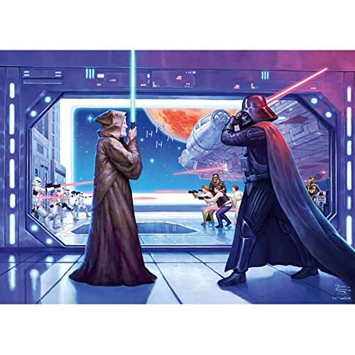 Puzzle Schmidt - Thomas Kinkade: Disney Star Wars Obi Wan`s Final B Puzzle NUOVO