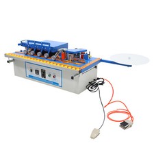 110V Automatic Edge Banding Machine Curved Edge Sealing Automatic Tape Breaking