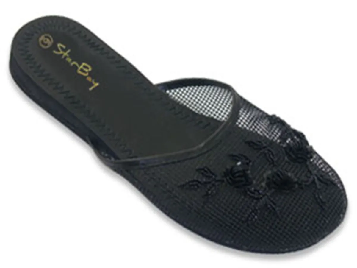 Ladies Flat Slippers - Black | Konga Online Shopping-sgquangbinhtourist.com.vn