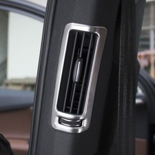 Para Audi Q7 2017-2023 Asiento Trasero Pilar B Ventilación Aire Cubierta Embellecedores Accesorios