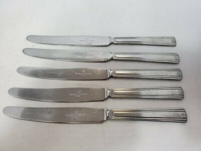 Set 5 Vintage Svenskt Rostfritt STAL Stainless Steel 8 5/8'' Dinner Knives