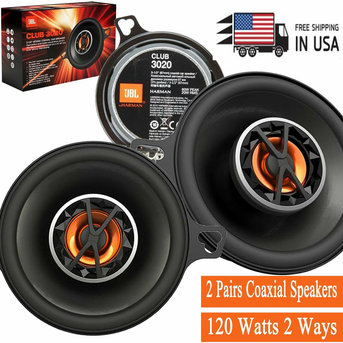 4x JBL CLUB 3.5