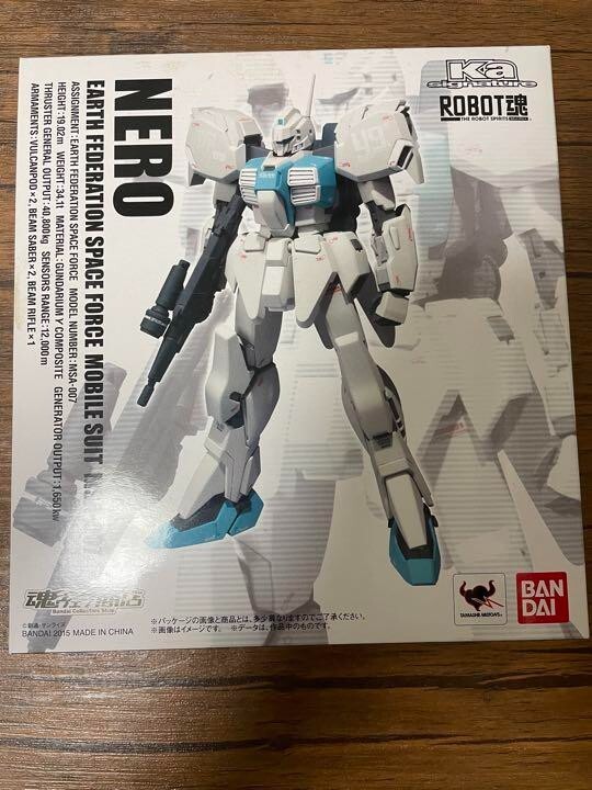 VF7502 中古 ROBOT魂 EWAC NERO MSA-007E THE ROBOT SPIRITS (Ka signature) <SIDE MS> EWAC Nero