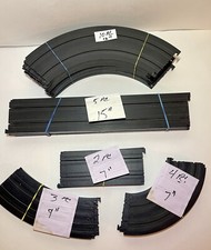 1970's Aurora Slot Car Track Vintage Lot Of 24 - 12  9  7  Curve 15  7  Straight