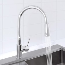 Sauber Baden Pull Out Kitchen Mixer Tap (TAPK017A)