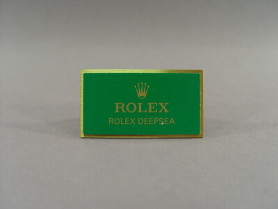 142890: Rolex Deepsea Original Vitrinen Display, Aufsteller, Schild