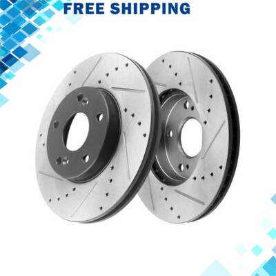 300mm Front DRILLED Brake Rotors for Hyundai Sonata Tucson Forte Coupe Sportage